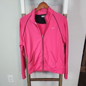 Nike Pink Performance Jacket Full Zip Athletic Wear